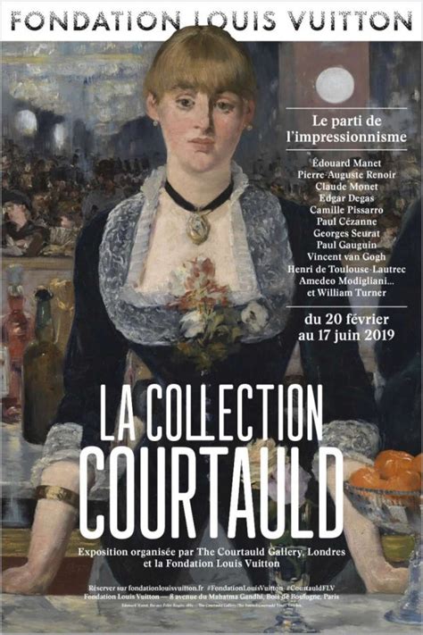 fondation louis vuitton exposition collection courtauld|La Collection Courtauld. Le parti de l'impressionnisme.